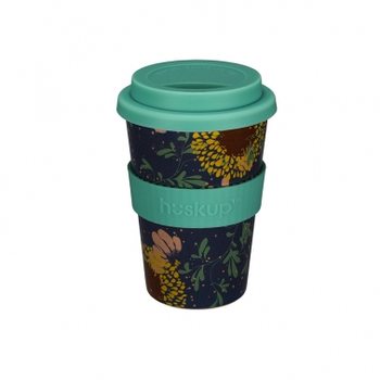 Huskup - Teal Sunflower Mug