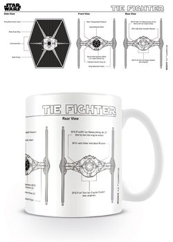 Mug Star Wars - Tie Fighter Sketch