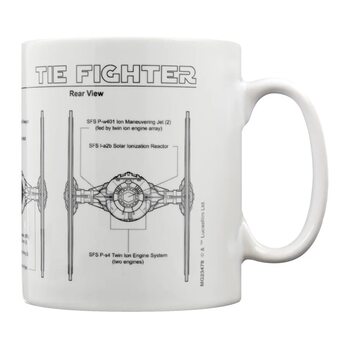 Mug Star Wars - Tie Fighter Sketch