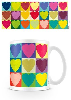 Cup Valentine's Day - Pop Art Hearts