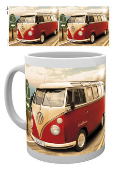 VW Volkswagen Camper - cali postcard Poster | Sold at ...