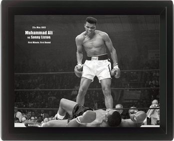 Πλαισιωμένη 3D αφίσα MUHAMMAD ALI