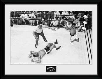 Uokvireni poster Muhammad Ali - Knock Out