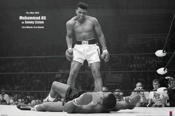 Πλαισιωμένη αφίσα Muhammad Ali vs. Sonny Liston