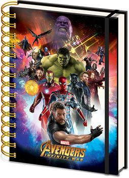 Avengers: Infinity War - Space Montage Holographic Muistikirjat