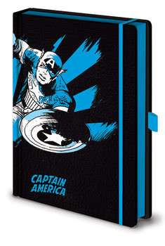 Marvel Retro - Captain America Mono Premium Muistikirjat