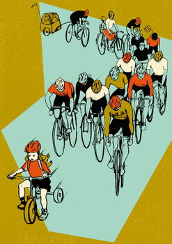 Murais de parede Family Race