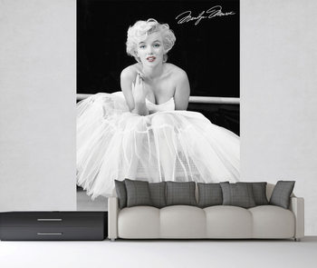 Murais de parede Marilyn Monroe - White Dress