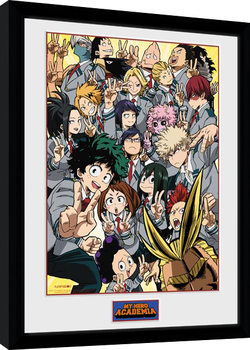 Framed Poster My Hero Academia - School Group