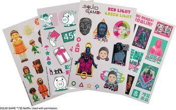 Nalepke Squid Game - Symbols