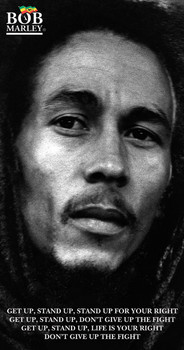 Naljepnice BOB MARLEY - get up,stand up