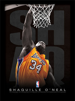 Framed Poster NBA - Shaq
