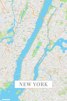 Принти на полотні New York color