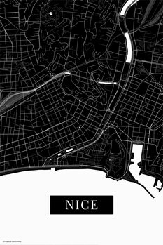 Принти на полотні Nice black