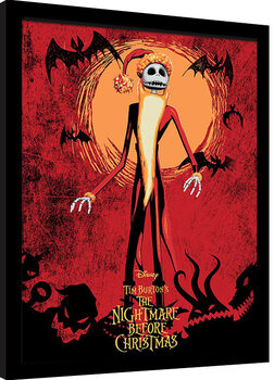 Poster emoldurado Nightmare Before Christmas - Jack Skellington