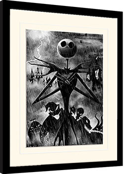 Framed poster Nigtmare Before Christmas - Jack Storm