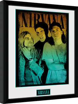 Uokvirjen plakat Nirvana - Gradient