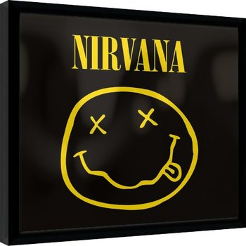 Uokvireni poster Nirvana - Smiley