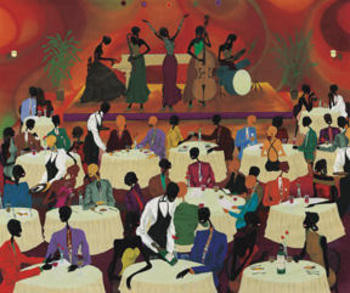 Art Print No Man\'s Band Bops At Mintons