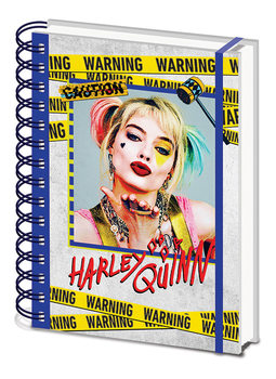 Birds Of Prey - Harley Quinn Warning Notebook