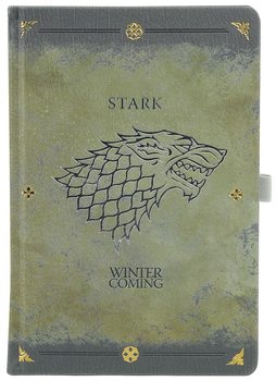 Notebook Game Of Thrones - Stark Worn Premium