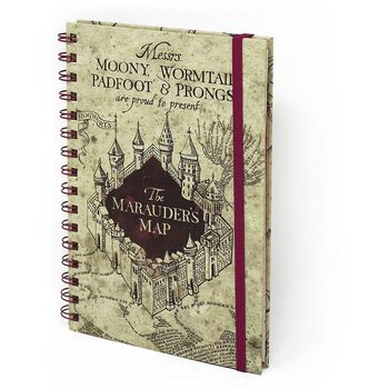 Notebook Harry Potter - The Marauders Map