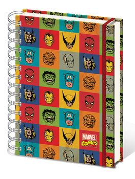 Notebook Marvel Retro - Faces A5