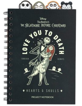 Notebook Nightmare Before Christmas - Love You To Death