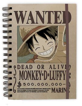Notebook One Piece - Wanted