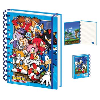 Notebook Sonic: The Hedgehog - Green Hill Zone Gang