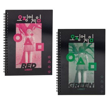 Notebook Squid Game - Red Light, Green Light