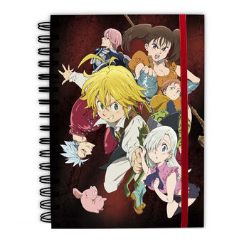 Notebook The Seven Deadly Sins - Meliodas and the Sins