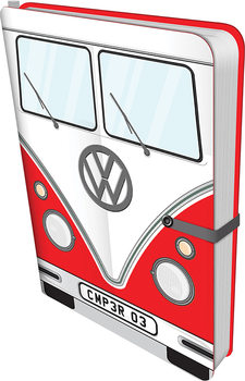 Volkswagen - Red Camper Notebook