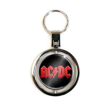 Obesek za ključe AC/DC - Logo Spin