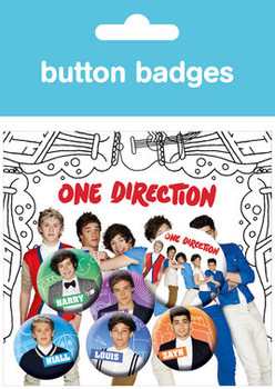 Σετ κονκάρδες ONE DIRECTION – cartoons