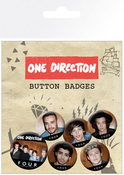 Σετ κονκάρδες One Direction - Four