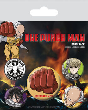 Σετ κονκάρδες One Punch Man - Destructive
