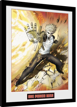Framed poster One Punch Man - Genos