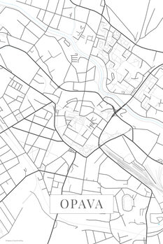 Принти на полотні Opava white