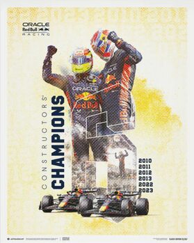 Art Print Oracle Red Bull Racing - F1® World Constructors' Champions - 2023