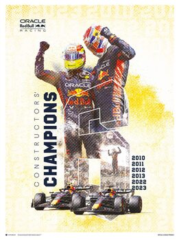 Εκτύπωση τέχνης Oracle Red Bull Racing - F1 World Constructors' Champions 2023