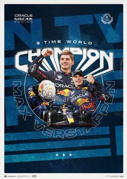 Art Print Oracle Red Bull Racing - Max Verstappen - 2023 F1® World Drivers' Champion