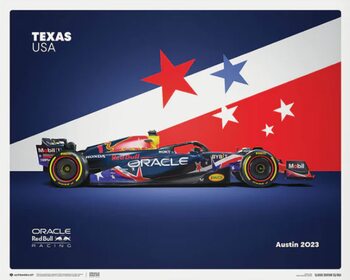 Art Print Oracle Red Bull Racing - United States Grand Prix - 2023