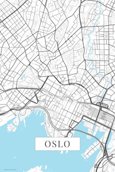 Принти на полотні Oslo white