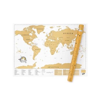 Scratch Map World XL