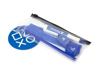 Papelaria Playstation - Classic White & Blue