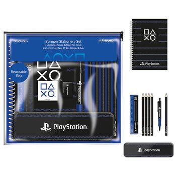 Papelaria Playstation - Pinstripe Dark