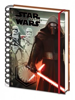 Papelaria Star Wars Episode VII: The Force Awakens - Kylo Ren & Troopers A5 Notebook