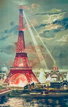 Αυτοκόλλητο Paris  1889, Lightning for the