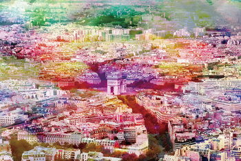 Γυάλινη τέχνη Paris - Colored River